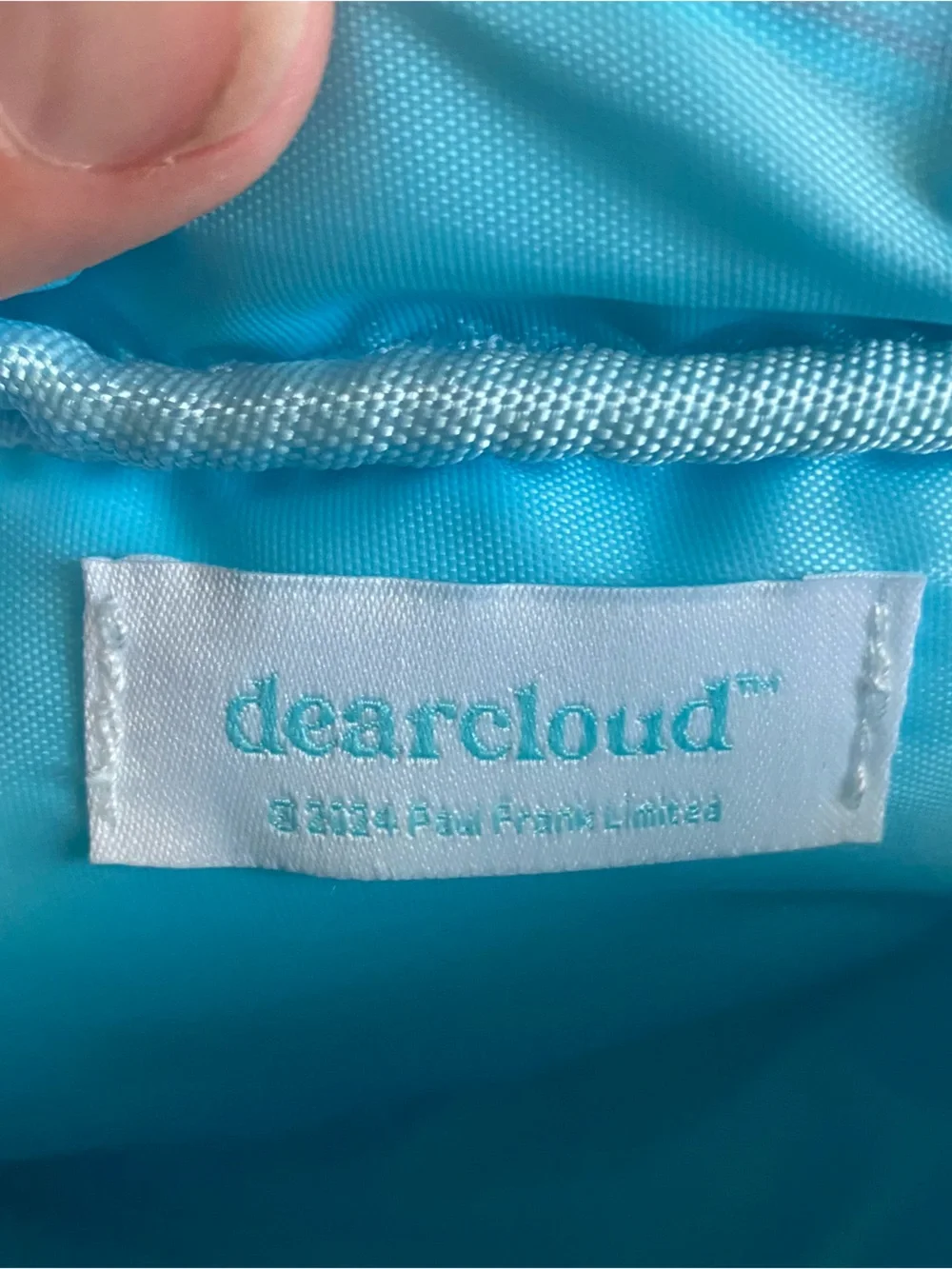 Dearcloud Paul Frank Julius Monkey Cosmetics Makeup Puffy Travel Bag Blue